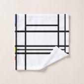 Piet Mondrian, Zusammensetzung 10 Badhandtuch Set (Waschlappen)