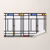 Piet Mondrian, Zusammensetzung 10 Badhandtuch Set (Handtuch)