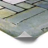Piet Mondrian Zusammensetzung 8 Poster (Ecke)