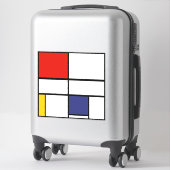 Piet Mondrian, Zusammensetzung C Aufkleber (Koffer)