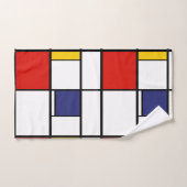 Piet Mondrian, Zusammensetzung C Badhandtuch Set (Handtuch)