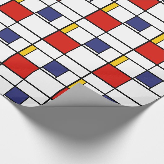 Piet Mondrian, Zusammensetzung C Geschenkpapier (Ecke)