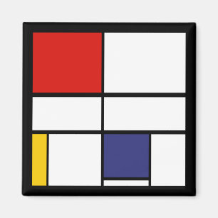 Piet Mondrian, Zusammensetzung C Magnet