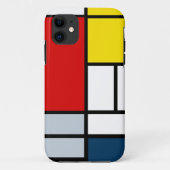 Piet Mondrian-Zusammensetzung Case-Mate iPhone Hülle (Rückseite)