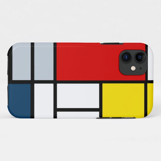 Piet Mondrian-Zusammensetzung Case-Mate iPhone Hülle (Rückseite (Horizontal))