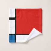 Piet Mondrian, Zusammensetzung ii Badhandtuch Set (Waschlappen)