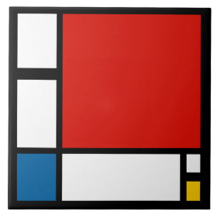 Piet Mondrian, Zusammensetzung II Fliese