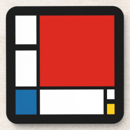 Piet Mondrian, Zusammensetzung ii Getränkeuntersetzer