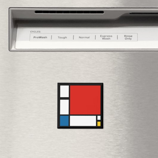 Piet Mondrian, Zusammensetzung ii Magnet (In Situ (Geschirrspüler))
