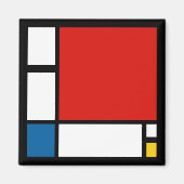 Piet Mondrian, Zusammensetzung ii Magnet (Vorne)