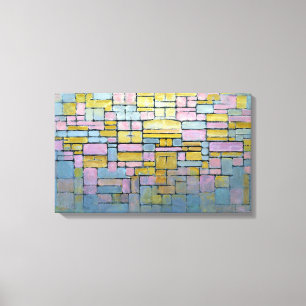 Piet Mondrian-Zusammensetzung kein V Leinwanddruck