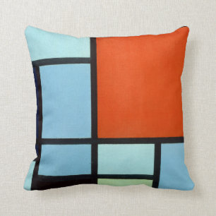 Piet Mondrian-Zusammensetzung Kissen