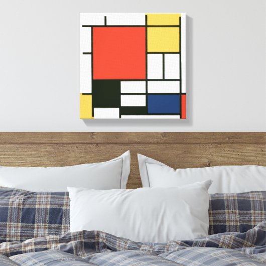 Piet Mondrian - Zusammensetzung Leinwanddruck (Insitu (Schlafzimmer))