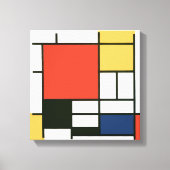 Piet Mondrian - Zusammensetzung Leinwanddruck (Vorderseite)