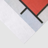 Piet Mondrian | Zusammensetzung rot, gelb, blau Seidenpapier (Detail)