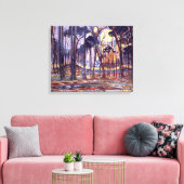 Piet Mondrians berühmtes Bild, Forest, Leinwanddruck (Insitu (Wohnzimmer))