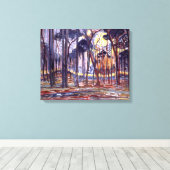 Piet Mondrians berühmtes Bild, Forest, Leinwanddruck (Insitu (Holzboden))