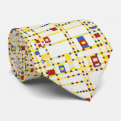 Piet Mondrians Broadway Boogie Woogie Krawatte (Gerollt)