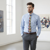 Piet Mondrian's Elegance - Artistic Neck Tie Krawatte