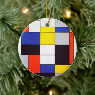 Piet Mondrians Komposition A Keramik Ornament