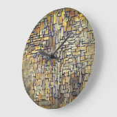 Piet Mondrians zeitlose Harmonie Große Wanduhr (Winkel)