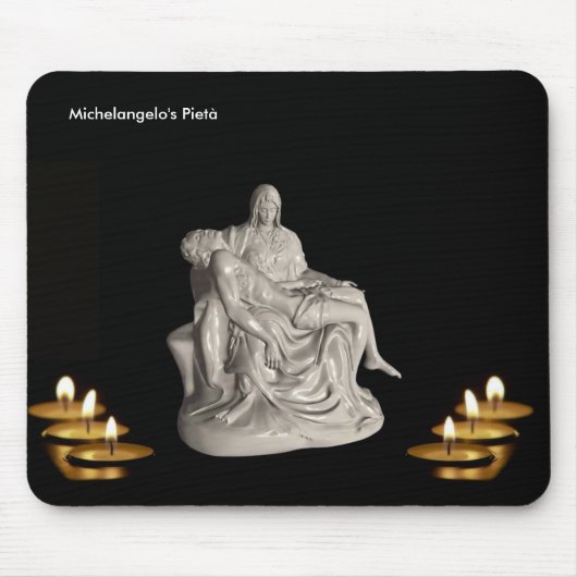 Pietà-Bild für Maus-Pad Mousepad (Vorne)