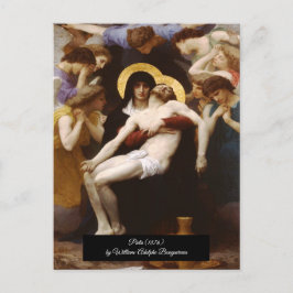 Pietà Bouguereau Postkarte