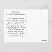 Pietà Bouguereau Postkarte (Rückseite)