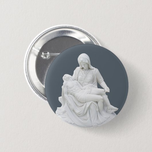 Pieta Button (Vorne & Hinten)