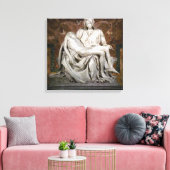 Pieta Canvas Print Leinwanddruck (Insitu (Wohnzimmer))