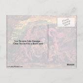 Pieta Draft von Eugene Delacroix Postkarte (Rückseite)