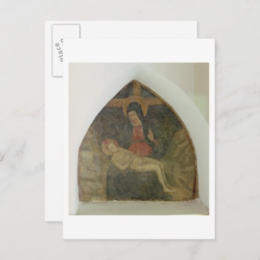 Pieta (Fresko) Postkarte (Vorne/Hinten)