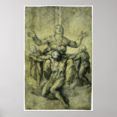 Pieta für Vittoria Colonna von Michelangelo Poster (Vorne)
