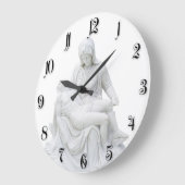 Pieta Große Wanduhr (Winkel)