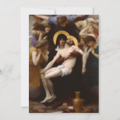 Pieta Jesus Christ und Jungfrau Mary Einladung (Vorderseite)