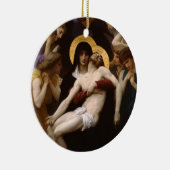 Pieta Jesus Christ und Jungfrau Mary Keramik Ornament (Rechts)