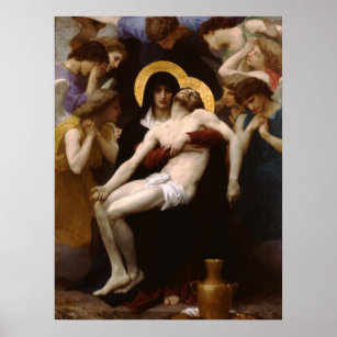Pieta Jesus Christ und Jungfrau Mary Poster