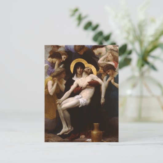 Pieta Jesus Christ und Jungfrau Mary Postkarte (Stehend Vorderseite)