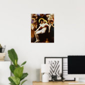 Pieta Jesus Crucifixe Lamentation Jungfrau Mary Poster (Heimbüro)