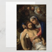 Pietà (Maria und Jesus) (von Adam Elsheimer) Briefpapier (Vorne/Hinten)