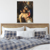 Pietà (Maria und Jesus) (von Adam Elsheimer) Leinwanddruck (Insitu (Schlafzimmer))