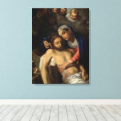 Pietà (Maria und Jesus) (von Adam Elsheimer) Leinwanddruck (Insitu (Holzboden))