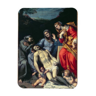 Pieta mit St. Francis und St. Mary Magdalene, c.1 Magnet