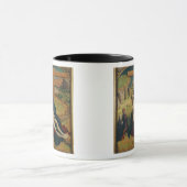 Pieta mit zwei Spendern (Öl auf Platte) Tasse (Zentrum)