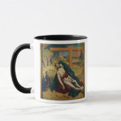 Pieta mit zwei Spendern (Öl auf Platte) Tasse (Links)