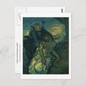 Pietà (nach Delacroix), Van Gogh Fine Art Postkarte (Vorne/Hinten)