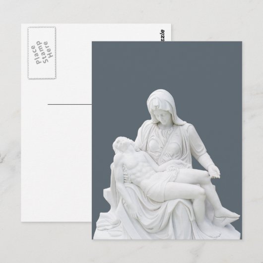 Pieta Postkarte (Vorne/Hinten)
