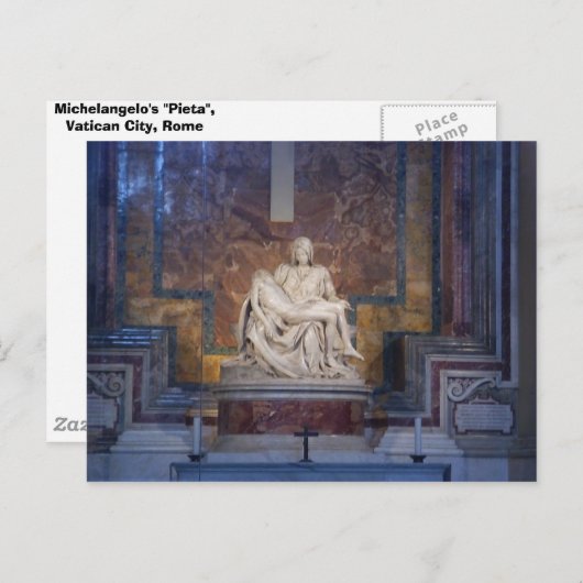 Pieta Postkarte (Vorne/Hinten)