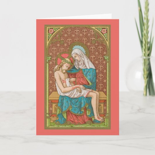 Pieta (SAU 23) Leere Begrüßung Karte (Vorderseite)