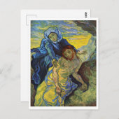 Pieta, Vincent van Gogh Postkarte (Vorne/Hinten)